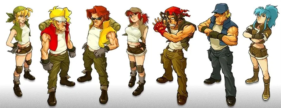 Personagens Metal Slug